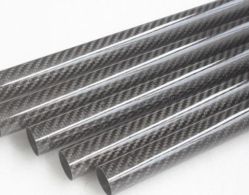 3K প্লেইন ম্যাট বা চকচকে কার্বন ফাইবার পাইপ 26mm 27mm 28mm 29mm 30mm 3 4 ইঞ্চি 3 ইঞ্চি