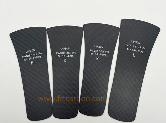 কাস্টম ফুটবল কার্বন ফাইবার জুতো ইনসোলস 3k Twill ম্যাট কার্বন ফাইবার প্লেট 1.0mm 0.8mm