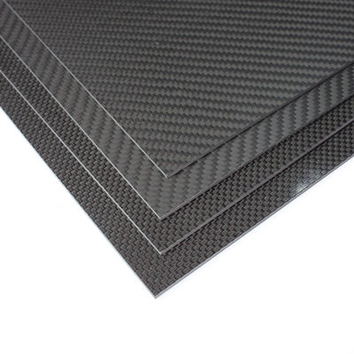 10 মিমি 5 মিমি 3 মিমি কার্বন ফাইবার প্লেট 3k Twill Weave For Rc হেলিকপ্টার Quadcopter Multicopter
