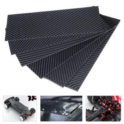 হালকা ওজন কার্বন ফাইবার প্লেট শীট দেওয়াল 1mm 2mm 10mm জন্য ইউএভি ড্রোন 48 X 96 4 X8