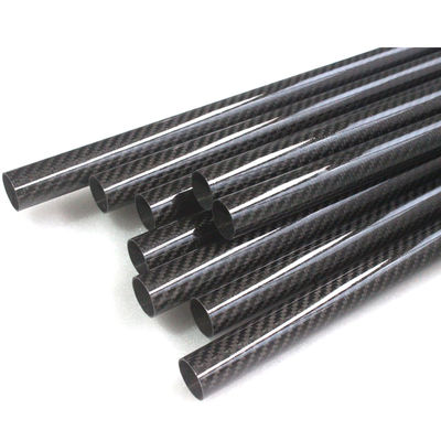 2&quot; 3&quot; 2mm কার্বন ফাইবার টিউব কার্বন ফাইবার মেরু ভল্ট মেরু বড় ব্যাসার্ধ 18x16x1000mm