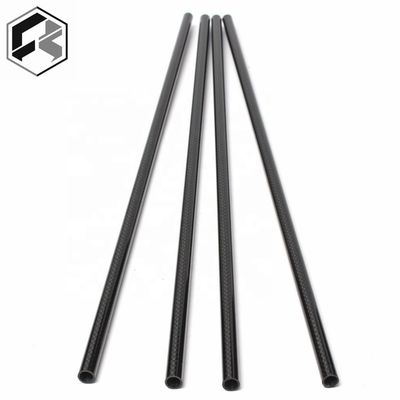 3 4 &quot; 3 8 &quot; 3k কার্বন ফাইবার টিউব 10mm 12mm 15mm 18mm 22mm 30mm 40mm 50mm