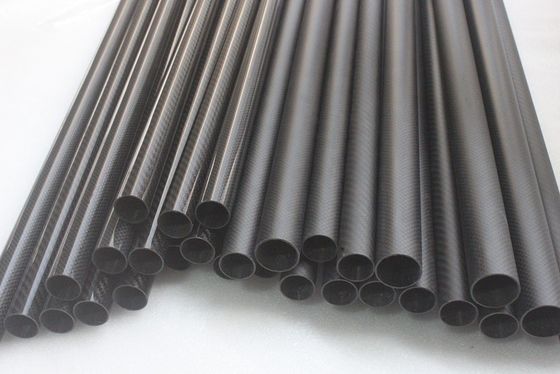 3 4 &quot; 3 8 &quot; 3k কার্বন ফাইবার টিউব 10mm 12mm 15mm 18mm 22mm 30mm 40mm 50mm