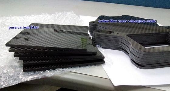 উচ্চ-শক্তি এবং ভাল সমতলতা 6 মিমি 8 মিমি 10 মিমি 12 মিমি 3 কে টুইল ম্যাট জাল কার্বন ফাইবার প্লেট শীট