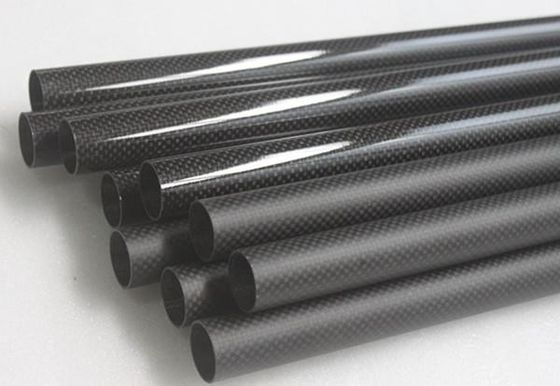 উচ্চ টান শক্তি কার্বন ফাইবার টিউব 21mm 22mm 23mm 24mm 25mm 30mm 35mm 38mm