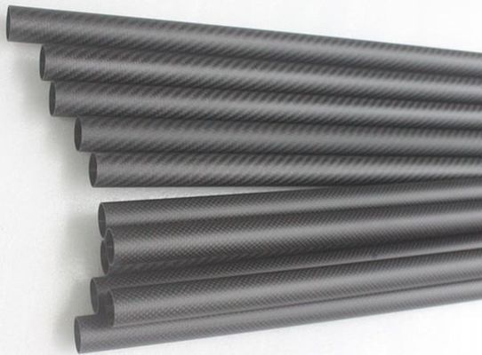 উচ্চ টান শক্তি কার্বন ফাইবার টিউব 21mm 22mm 23mm 24mm 25mm 30mm 35mm 38mm