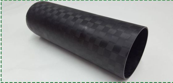 1.5&quot; 1 2&quot; আইডি/ওডি কাস্টমাইজ উচ্চ তাপমাত্রা কার্বন ফাইবার টিউব 1000mm 500mm 330mm দৈর্ঘ্য